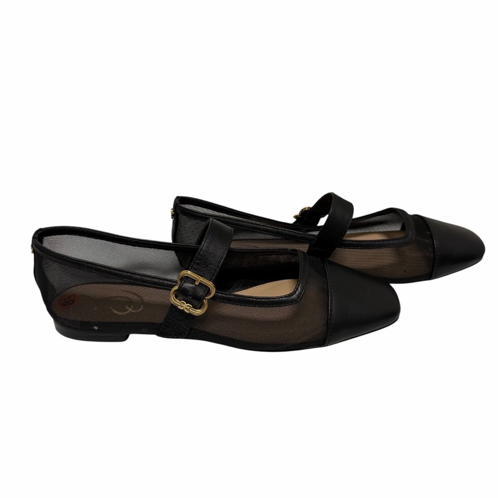 Sam Edelman Solid Black Mesh Flats - image 3